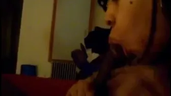 Homemade Black Blowjob