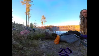 Sex On A Reindeer Skin Next To A Forest Lake - Rosenlundx - Vr 360 - 5,7K 30Fps