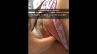 18 Year Old German Girl Cheats With Older Guy On Snapchat