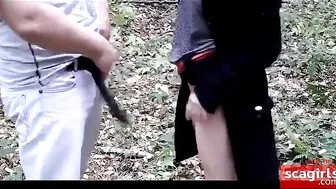 Sucks Her Lover In The Woods