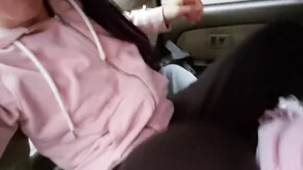 Dry Humping In The Back Of His Car Leads To Hot Public Fuck