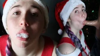 Santa's Helper Sucks Dick & Gets A Special Surprise