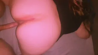 Loud Moaning Orgasm On His Cock Cum On My Ass