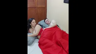 My Stepcousin Gets Into My Bed And I Spoon Fuck Her Without Her Boyfriend Noticing