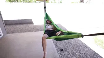 Fucking Outside In A Hammock