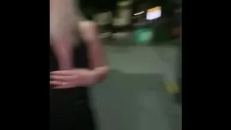 Husband Dare Me To Walk At Night In Public In Sexy Dress