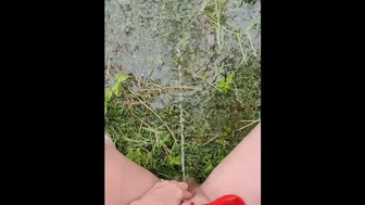 I Love Pissing In Puddles In Nature. It's Very Exciting And Sexy, Isn't It