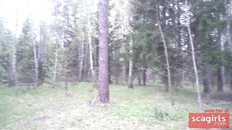 Blowjob In The Forest: Landed On Dick And Cum In Mouth