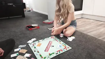 Naive Best Friend's Girl Gets Fucked To Pay Debts In Monopoly