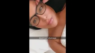 Hot Milf With Glasses Masturbates And Teases On Snapchat