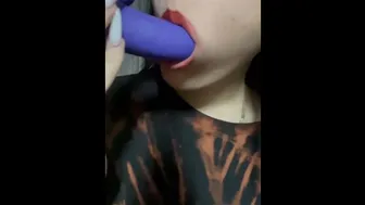 Sucking A Dildo And Dreaming Of You