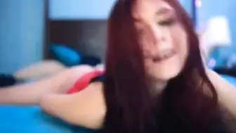 Beautiful Redhead Fingers Herself To Agony