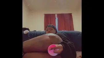 Watch Me Try To Take This Big Cock In My Pussy