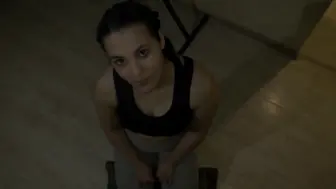 Blowjob Before Morning Run In Yoga Pants