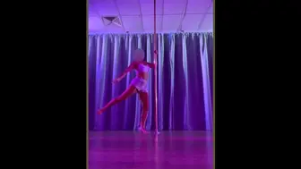 Hot Milf Pole Dance Tease