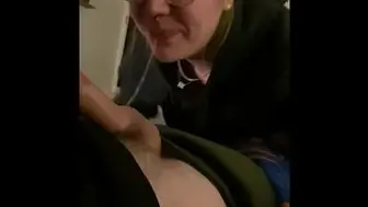 Deep Throating My Cock Puts A Smile On Her Face