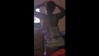 Sexy Haitian Milf Dances Until Her Top Slides Down