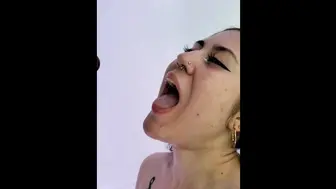 The Slut Asked Me To Cum In Her Mouth To Swallow It All