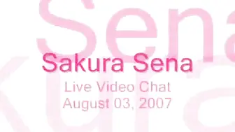 Sakura Sena: Asian Big-Tit Webcam Dildo Show