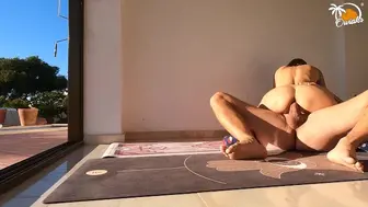 Cumming Inside My Wife's Pussy During Morning Yoga - Mateo Owiak