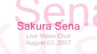 Sakura Sena: Asian Big-Tit Webcam Dildo Show