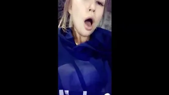 Horny French Babe Public Masturbate And Squirts - Snapchat Naked