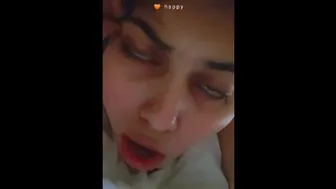 Expressions While My Boyfriend Licking My Indian Pussy