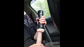 Fucking My Flashlight In The Car