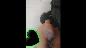 Playing With My Tight Little Pussy And Fucking Myself With A Big Dildo