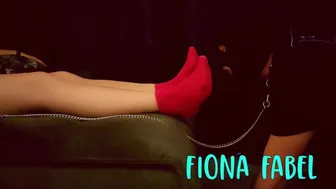 Goddess Fiona Sock Worship And Drinking Her Sockwater