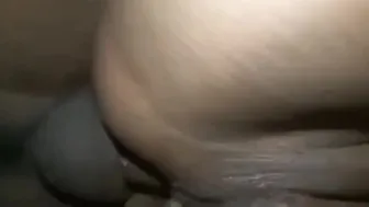 Deep Ebony Anal Pov As She Wets Her Pussy