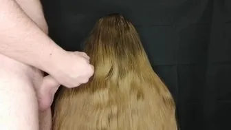 Thick And Long Hair Got A Mask Of Sperm