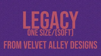 Dirtybits Reviews - Legacy - Velvet Alley Designs [Erotic Audio Review]