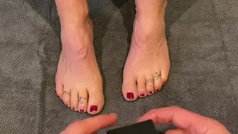 Toe Rings On Sexy Teen Feet