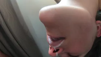 Oral Creampie! Dripping Cum From Her Mouth