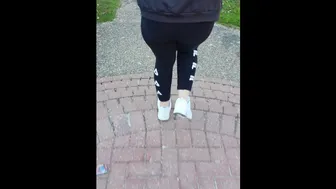 Step Mom In Leggings Caught Without Panties Get Fucked On Public Road By Step Son