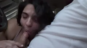 Tinder Slut Blows Me In A Hotel Parking Lot