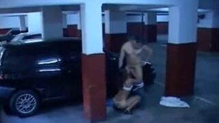 Nasty Amateur Couple Fucking In The Underground Car Park Xxx Porn Video