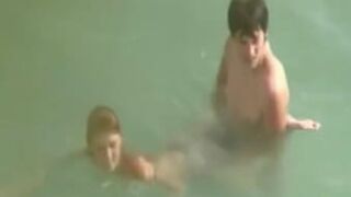 Amateur Couple Sex In The Water Filmed By A Voyeur Xxx Porn Video