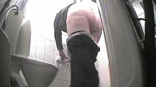 Spycam In The Public Toilet Where Girls Are Pissing