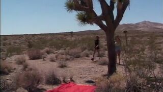 Hot Lesbian Action In The Great Outdoors: Pussy Licking And Strapon Fun