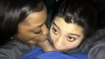 Amateur Double Bj With Some Balls Licking