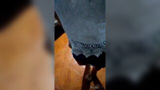 My Young 18 Year Old Girlfriend Lifts Her Skirt To Fuck ¦ Creampie Pussy_Valejoel_1080P