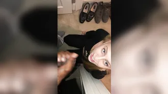 Blonde Teen Blows Black And Strong Cock First Time In Her Life