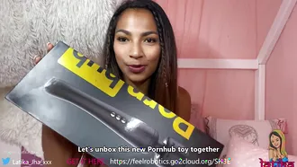 Latika Jha Is Doing Some Unboxing Before Playing With A Vibrator Till She Cums