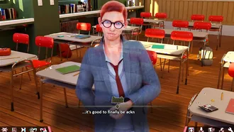 Double Homework Gameplay Video Redheaded Girl Working On A Huge Pensi Here