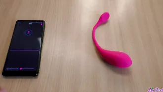 The Sound Controlled Vibrator In Public Place Makes Letty Black Shake And Cum