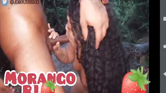 Morango Rj's Massive Tits Bounce As She Gets Pounded In The Waterfall