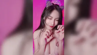 Elisetutu As A Cute Chinese Girl Teasing With Her Huge Tits And Nipples In Cosplay