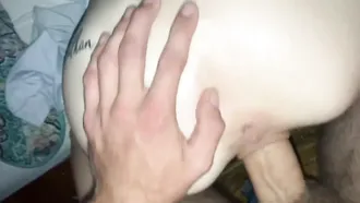 Taking The Biggest Cock Ever From Behind And Loving It